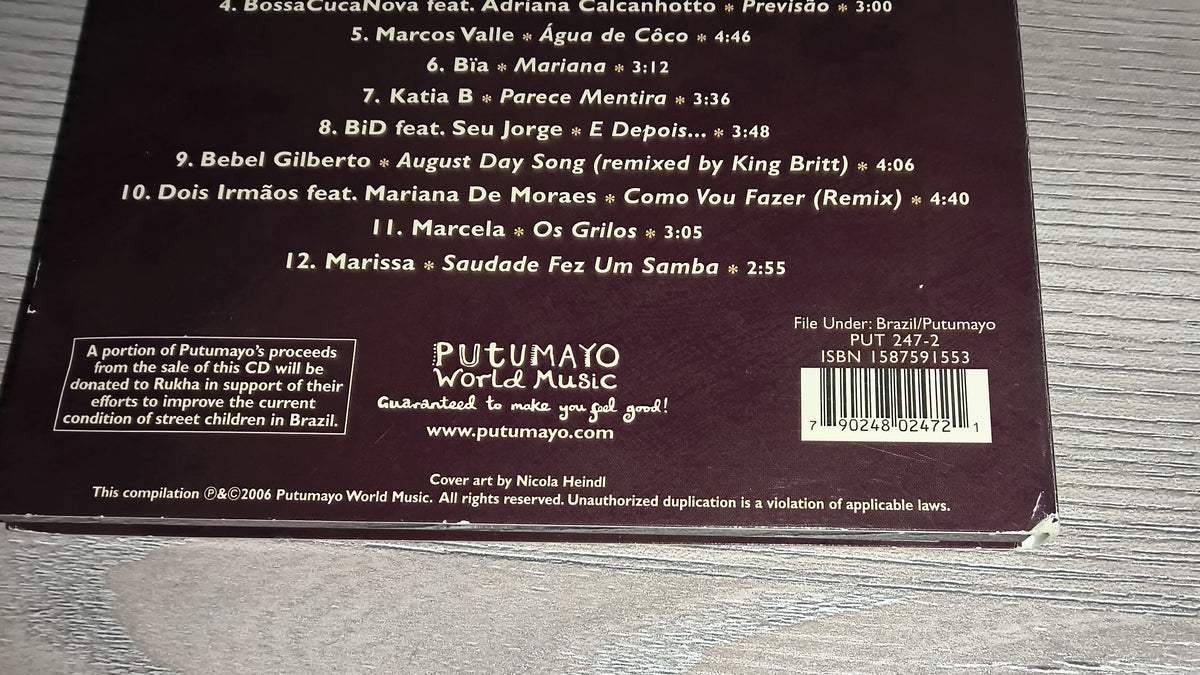 Putumayo Presents | Brazilian Lounge | Sampler mit 12 Tracks | Zustand sehr gut