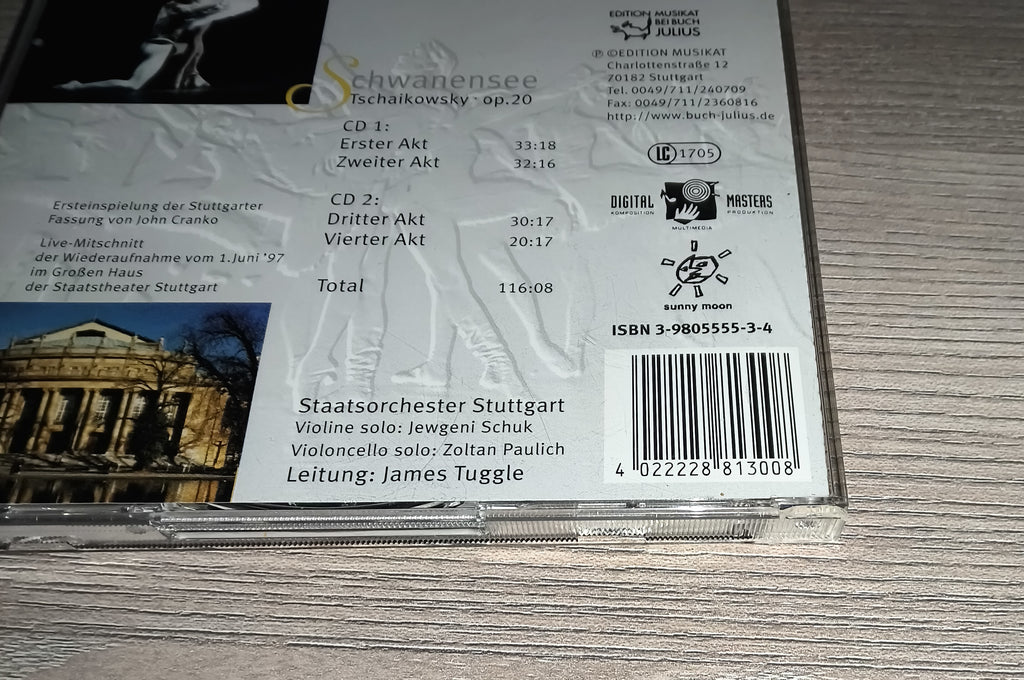 Tschaikowsky | Schwanensee | Stuttgarter Ballett | Klassik | Musik CD | Zustand sehr gut