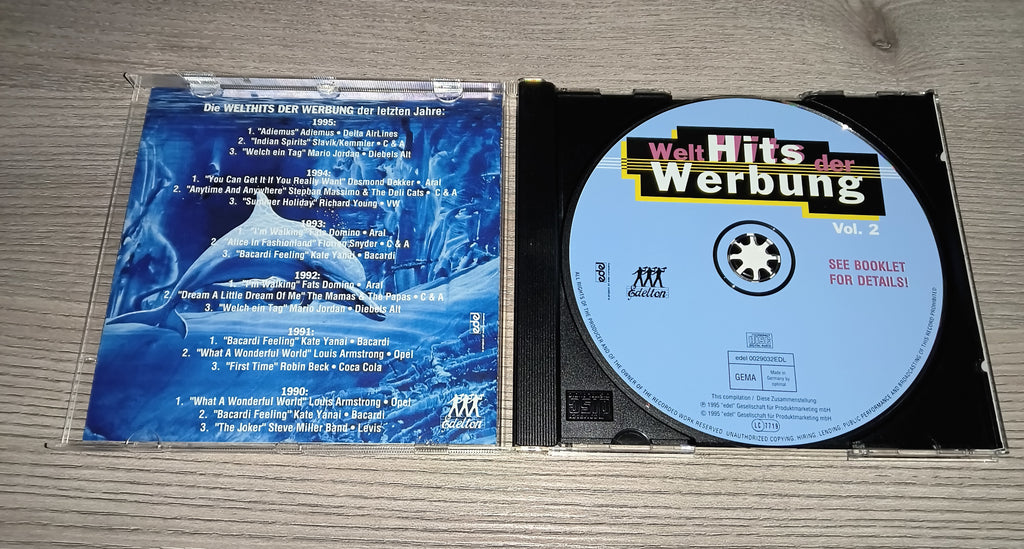 Welt Hits der Werbung | Die Original CD zur Radiowerbung | Vol. 2 | Musik CD | Zustand sehr gut