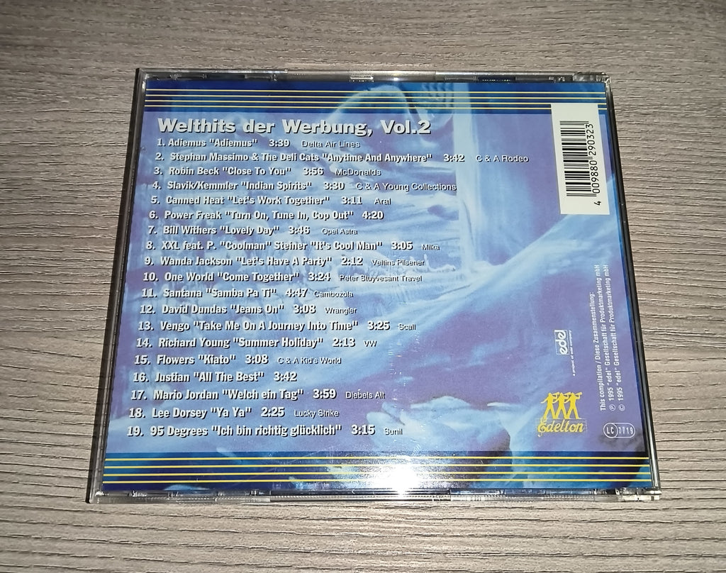 Welt Hits der Werbung | Die Original CD zur Radiowerbung | Vol. 2 | Musik CD | Zustand sehr gut