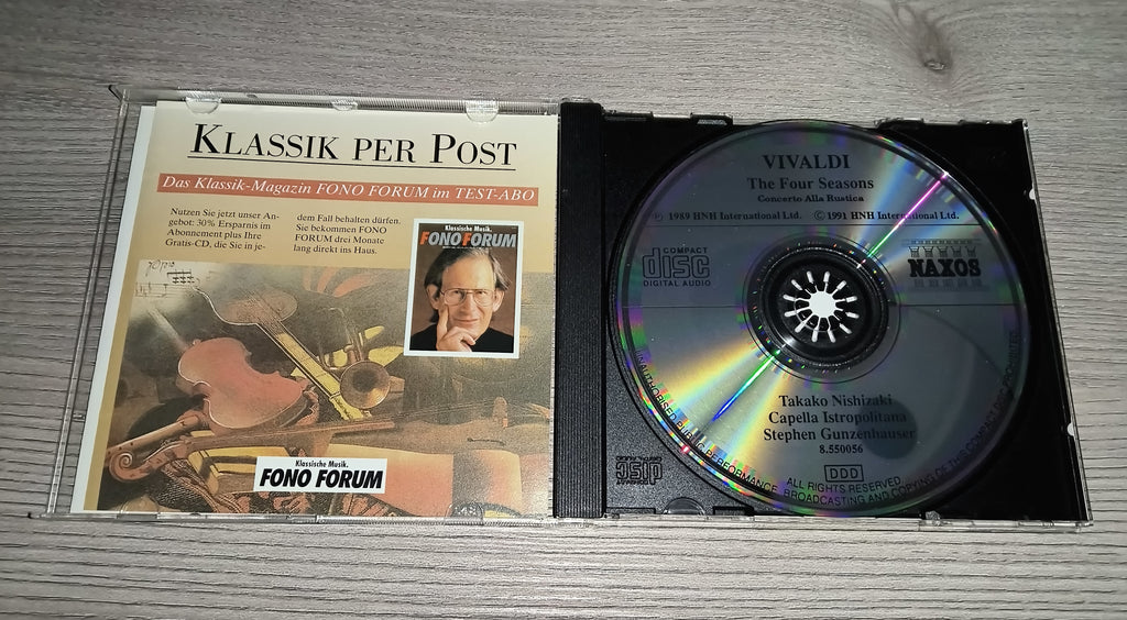 Vivaldi | The Four Seasons | Die Vier Jahreszeiten | Concerto Alla Rustica | Takako Nishizaki | Musik CD | Zustand sehr gut