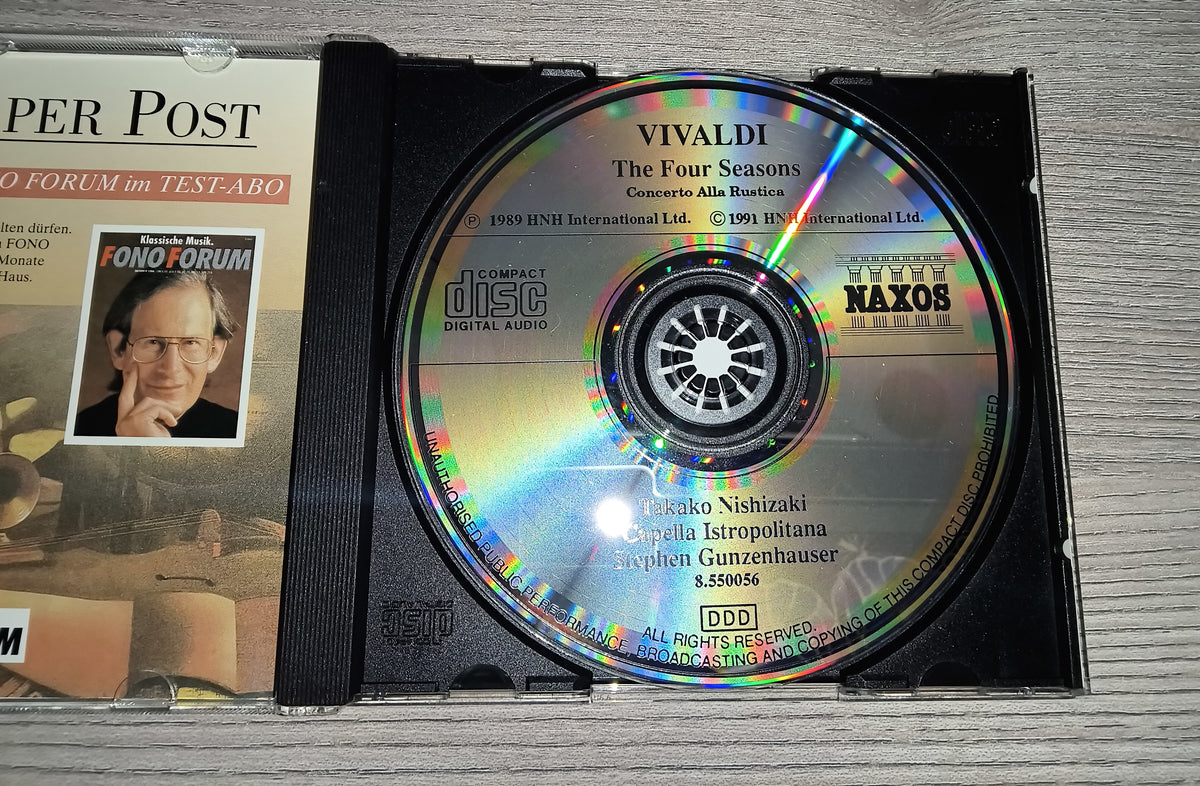 Vivaldi | The Four Seasons | Die Vier Jahreszeiten | Concerto Alla Rustica | Takako Nishizaki | Musik CD | Zustand sehr gut