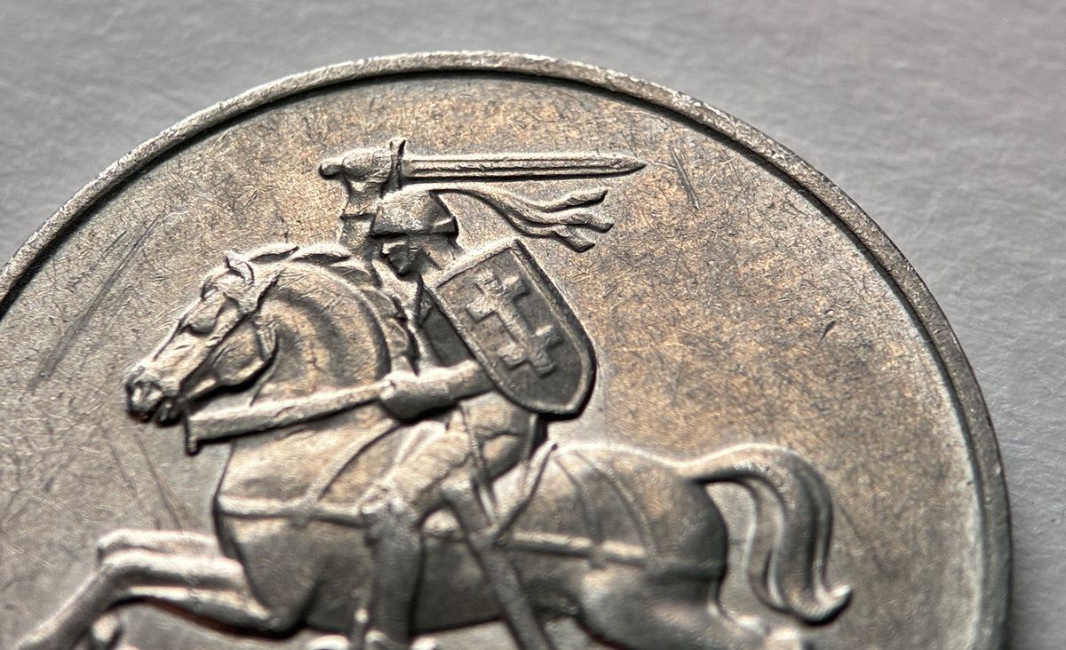 2 Centai 1991 | Litauen | Vytis Ritter | Münze aus Aluminium | schön