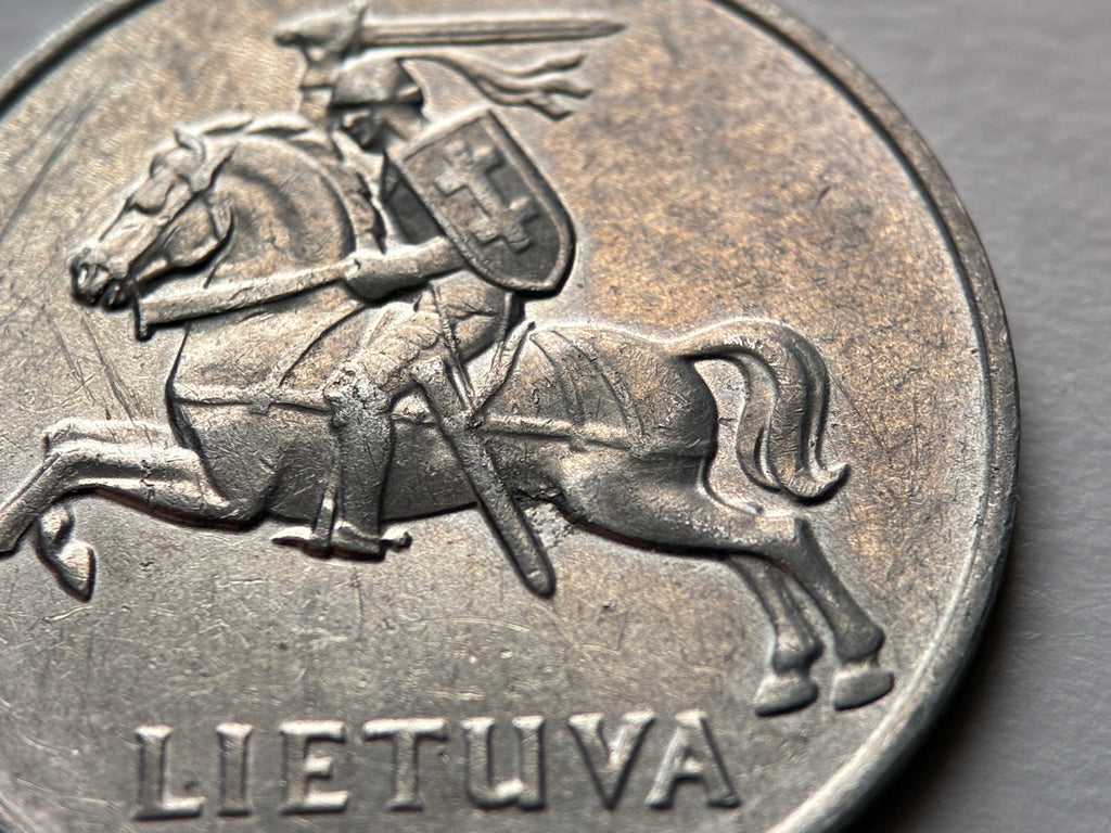 2 Centai 1991 | Litauen | Vytis Ritter | Münze aus Aluminium | schön