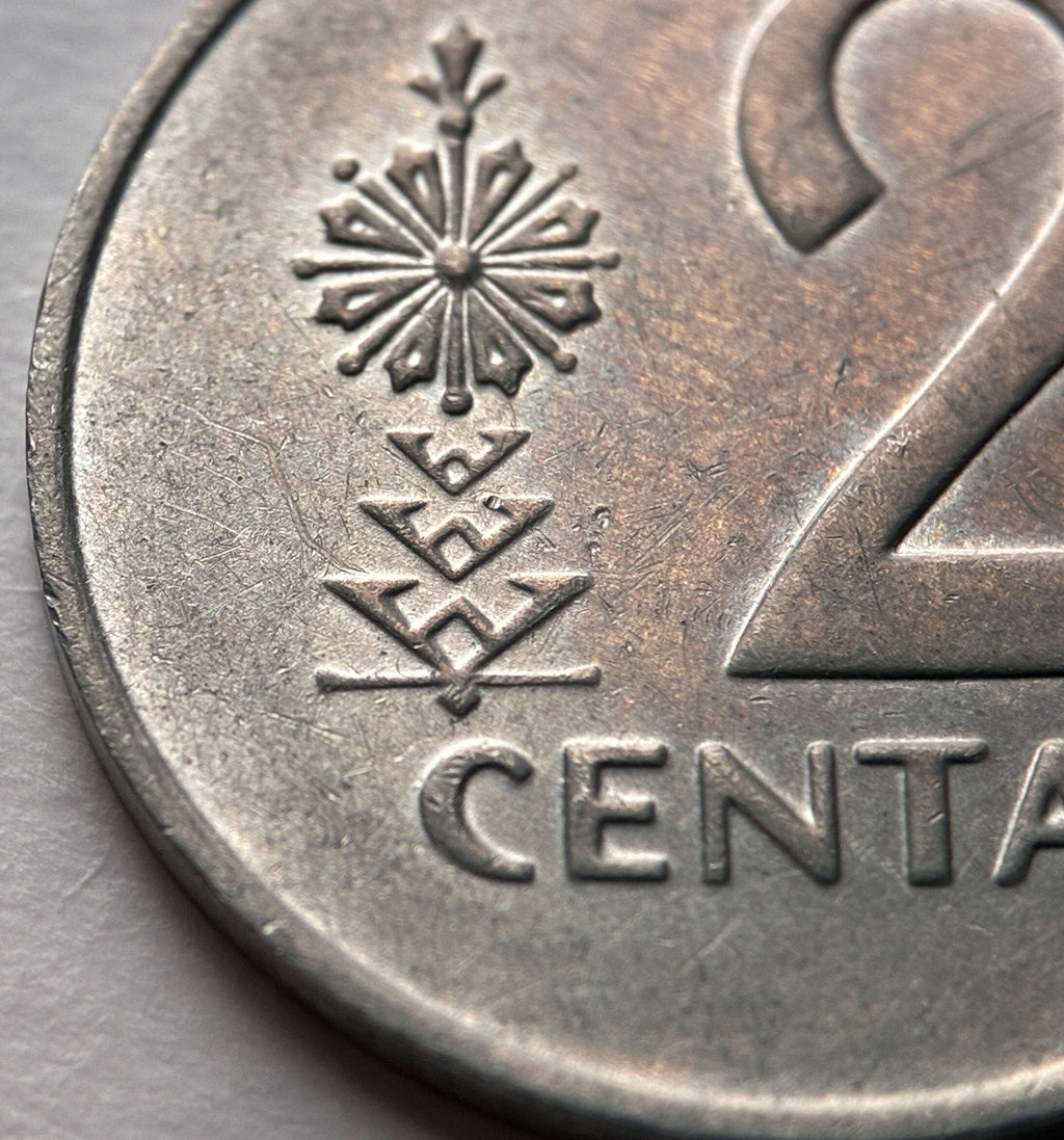 2 Centai 1991 | Litauen | Vytis Ritter | Münze aus Aluminium | schön