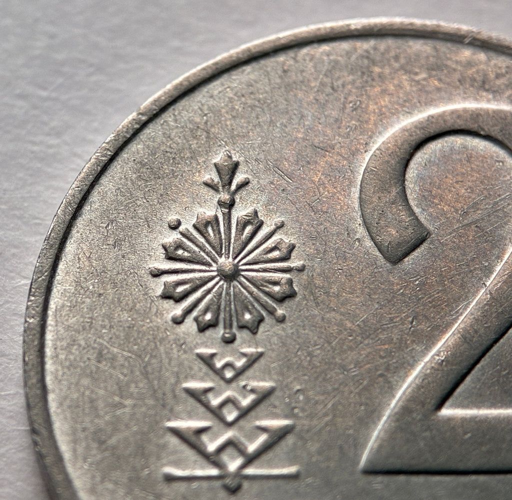 2 Centai 1991 | Litauen | Vytis Ritter | Münze aus Aluminium | schön