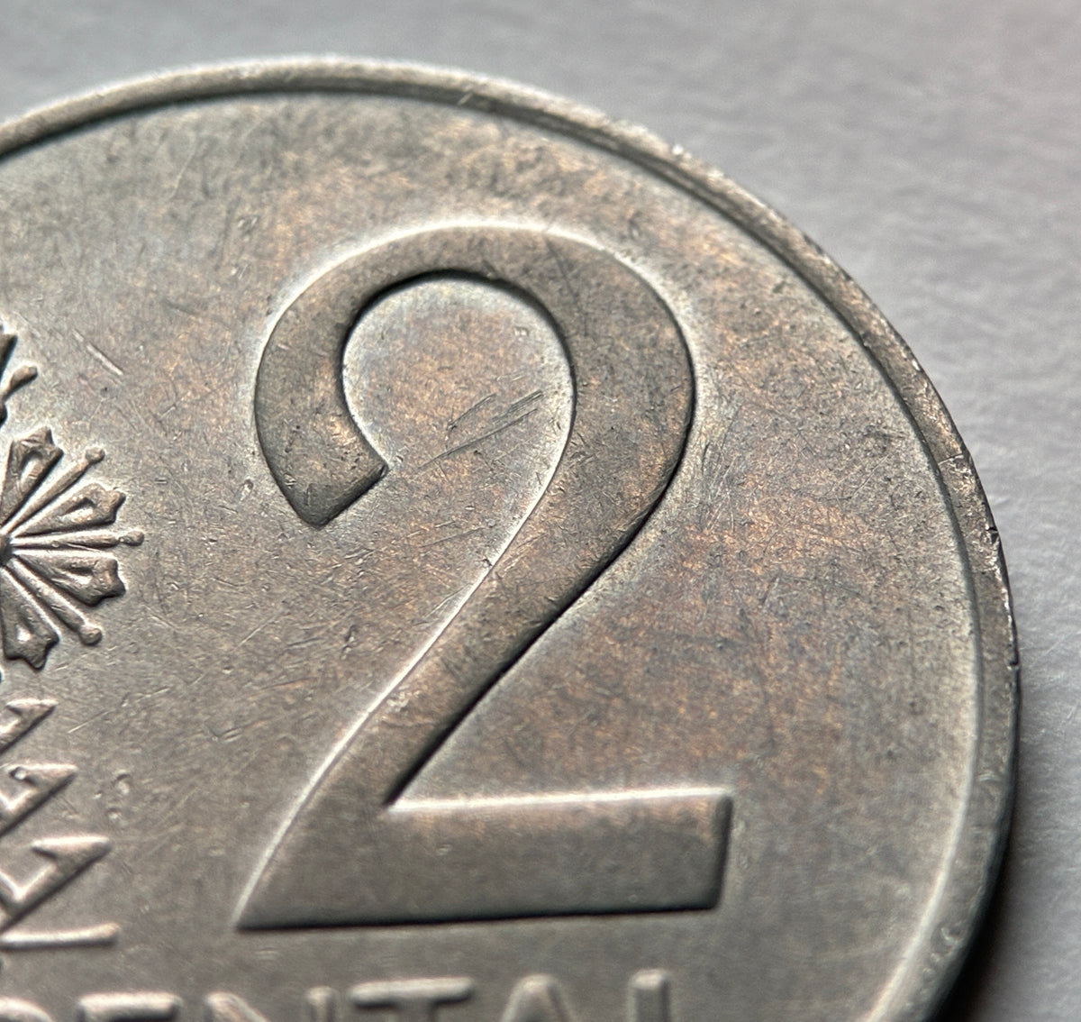 2 Centai 1991 | Litauen | Vytis Ritter | Münze aus Aluminium | schön