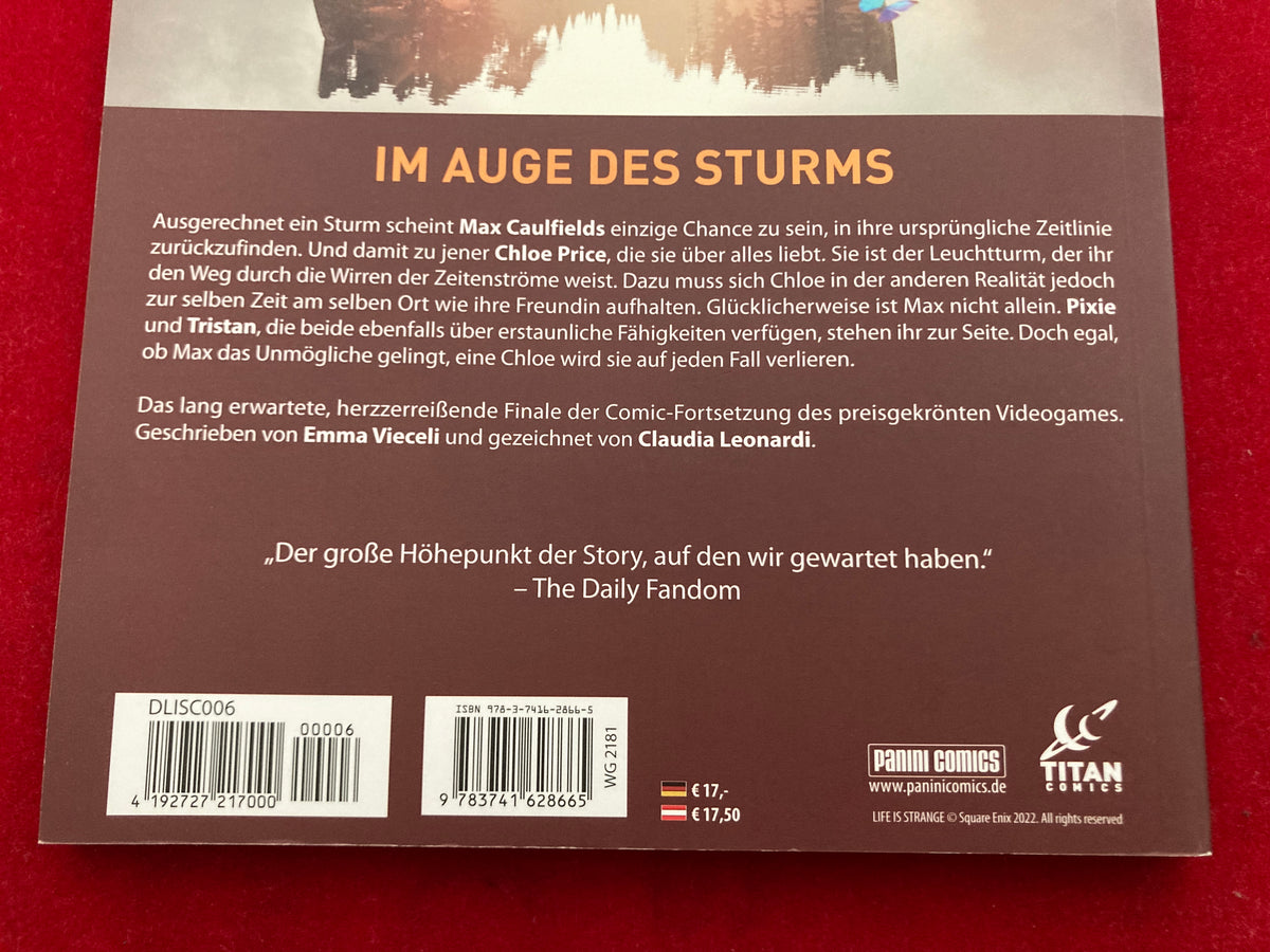 Life is Strange | Band 4: Wenn der Staub sich legt / Im Auge des Sturms | Panini Comics | Zustand sehr gut