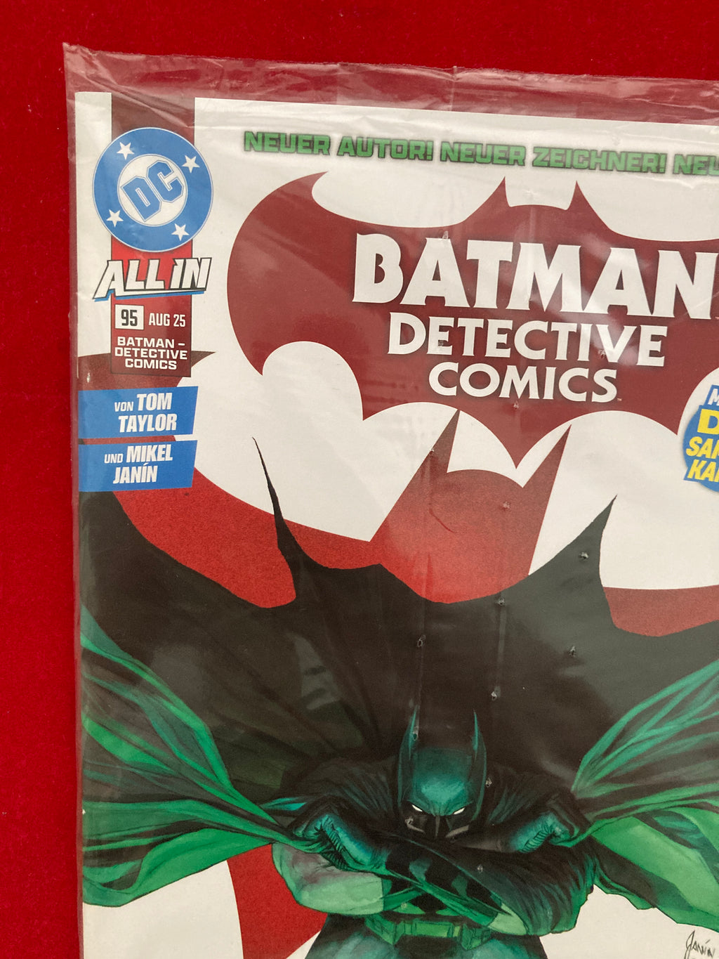Batman | Detective Comics Nr. 95 | Tom Taylor & Mikel Janin | Mit 4 Sammelkarten | neu