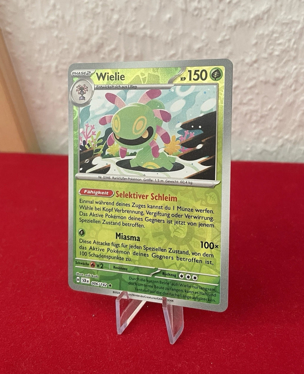 Wielie 006/142 – Karmesin & Purpur: Stellarkrone (Reverse Holo / Einzelkarte)