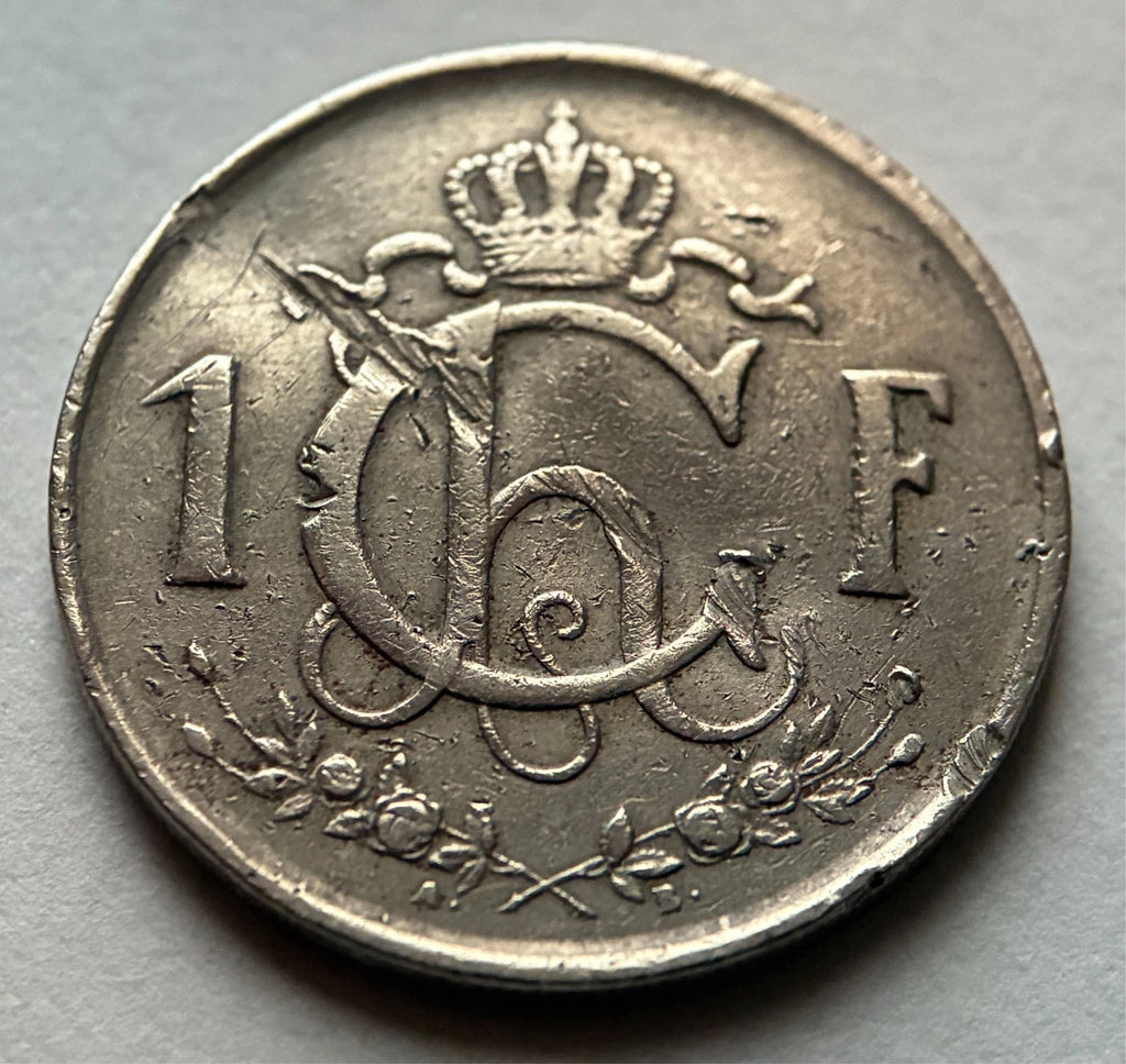1 Franc 1952 | Luxemburg | „Feierstëppler“ | Großherzogin Charlotte | Kupfer-Nickel-Münze | schön