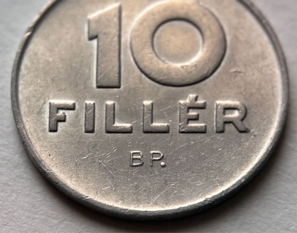 10 Fillér 1982 | Ungarn | Magyar Népköztársaság | Friedenstaube | Aluminium Münze