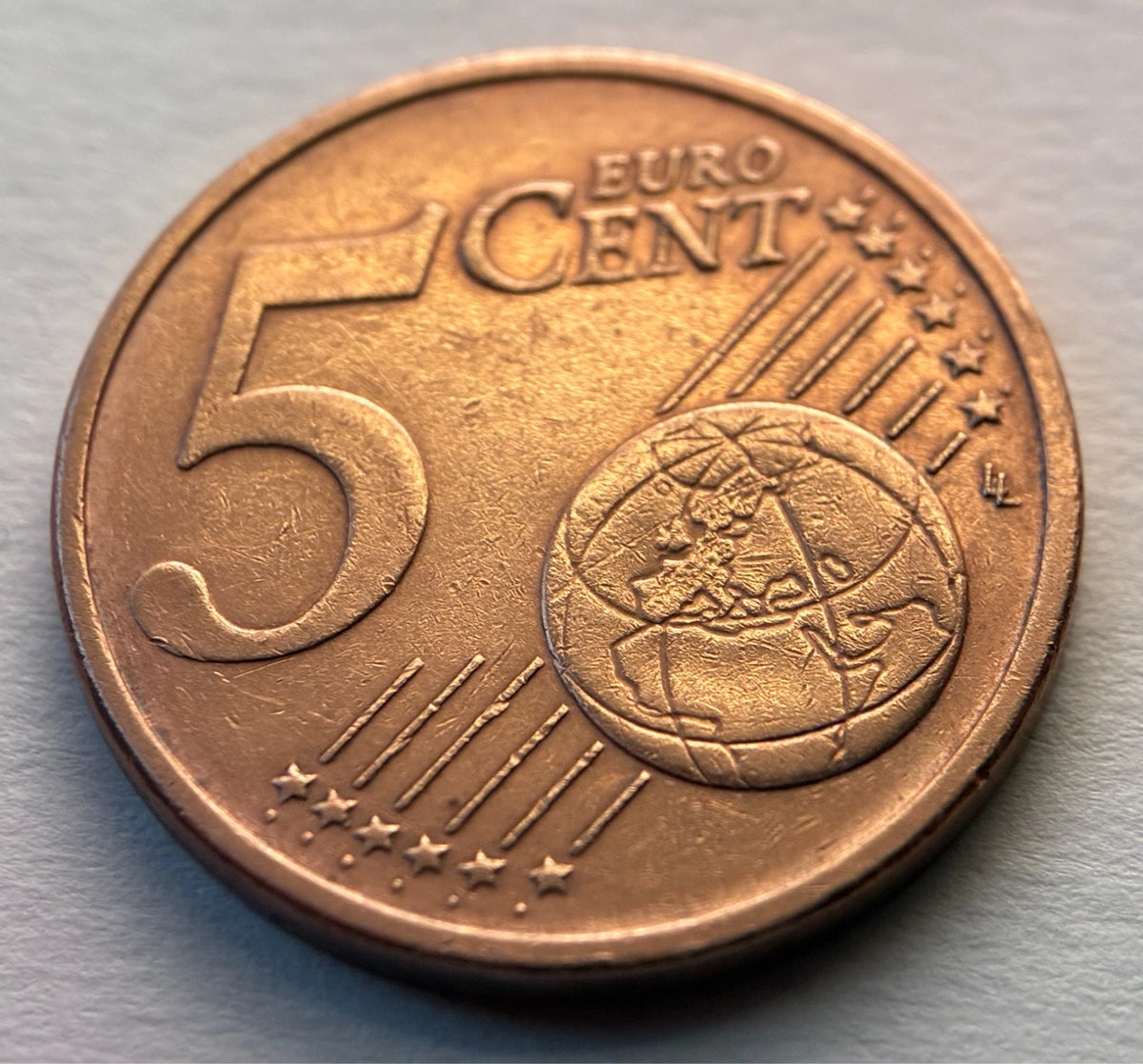 5 Cent 2009 | Slowakei | Berg Kriváň | Verkupferter Stahl Münze | schön