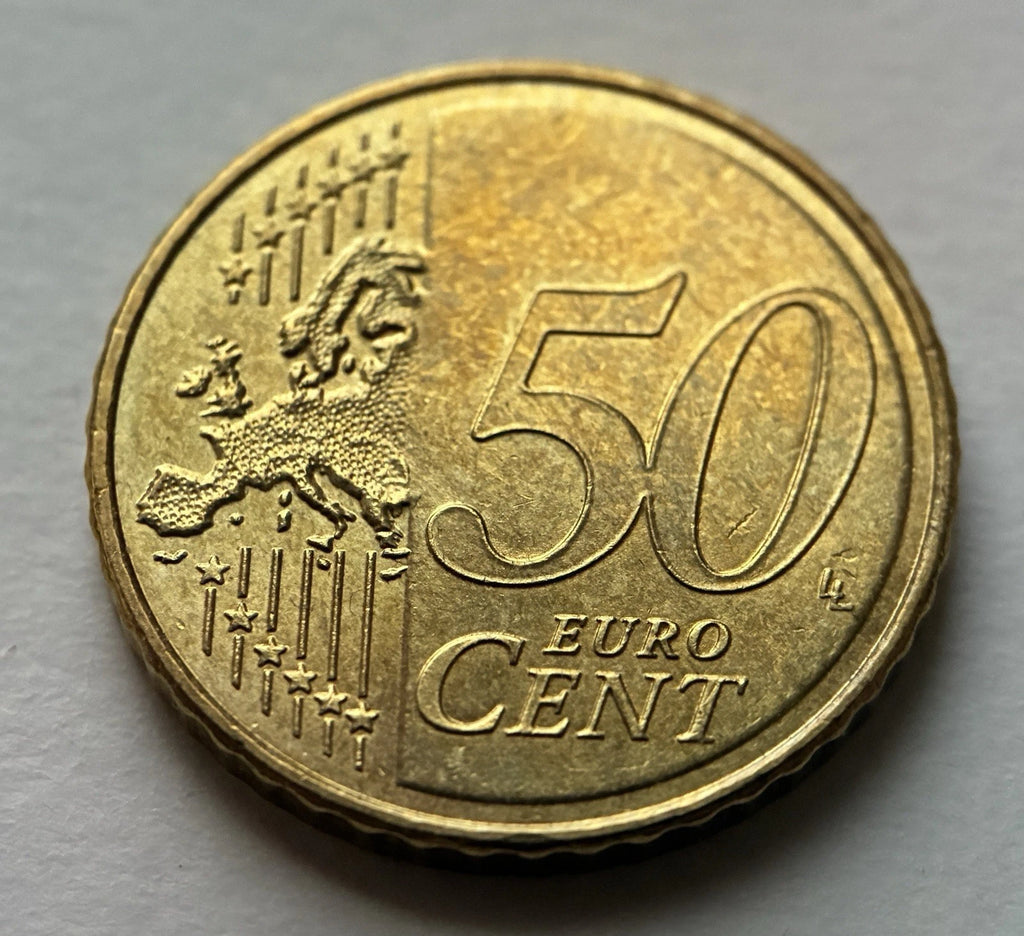 50 Cent 2026 | Bulgarien | Madara-Reiter & Europa-Karte | Nordisches Gold Münze