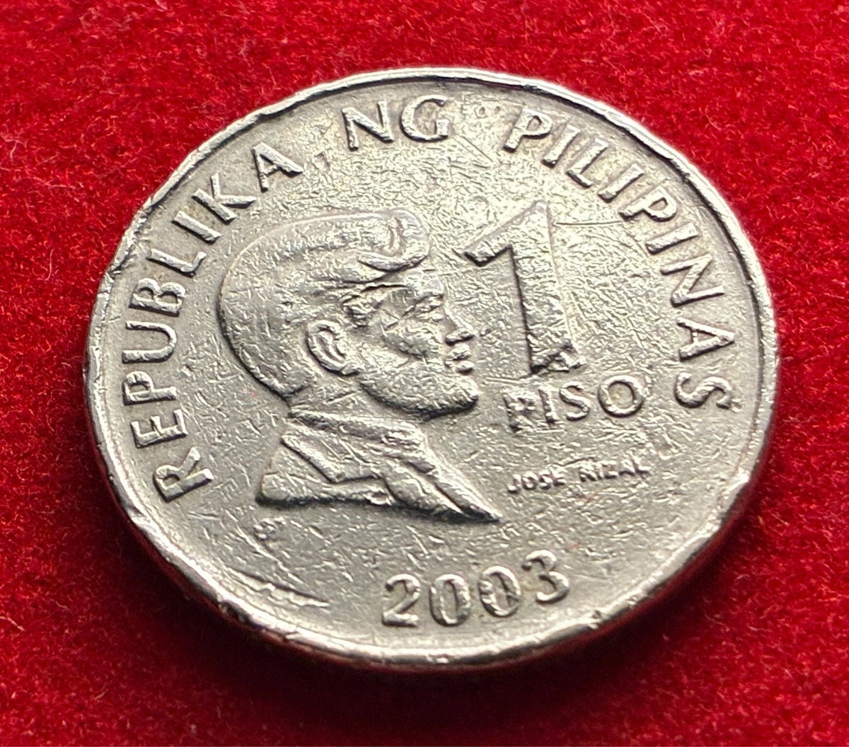1 Piso 2003 | Philippinen | José Rizal | Kupfer-Nickel-Münze