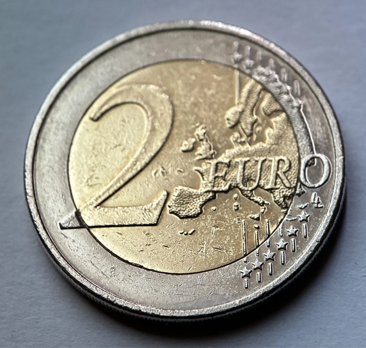 2 Euro 2012 | Estland | 10 Jahre Einführung des Euro (WWU) | Bi-Metall Gedenkmünze | schön