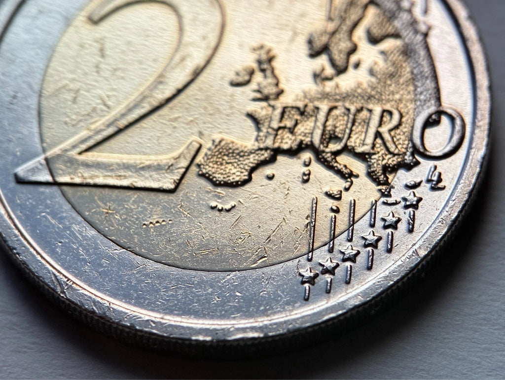 2 Euro 2012 | Slowakei | 10 Jahre Euro-Bargeld | Bi-Metall Gedenkmünze | schön