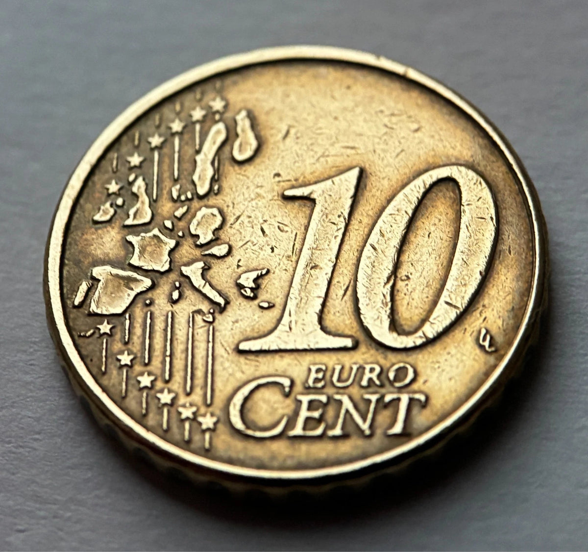 10 Cent 1999 | Belgien | König Albert II. | Nordisches Gold Münze