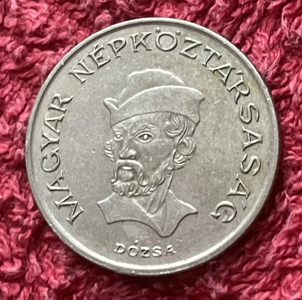20 Forint 1985 | Ungarn | György Dózsa | Volksrepublik | Kupfer-Nickel Münze | schön
