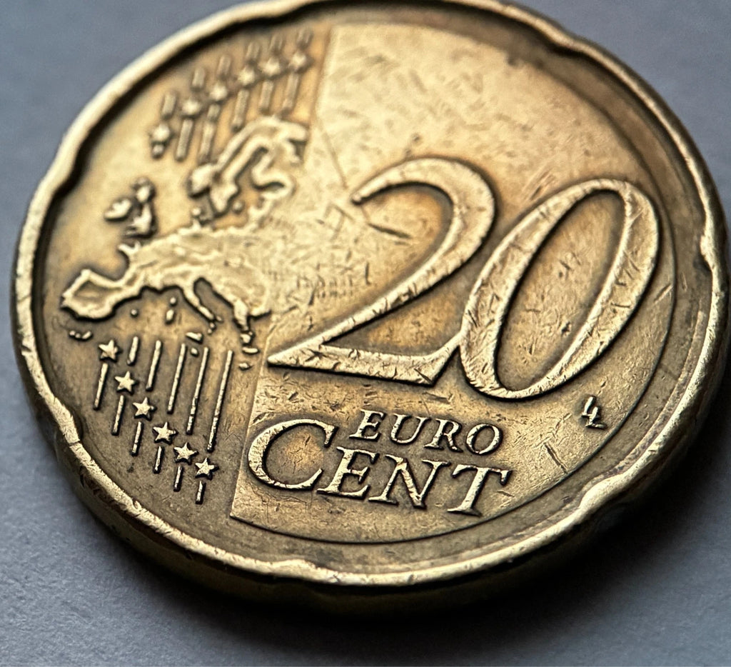 20 Cent 2011 | Estland | Landkarte EESTI | Nordisches Gold Münze | schön