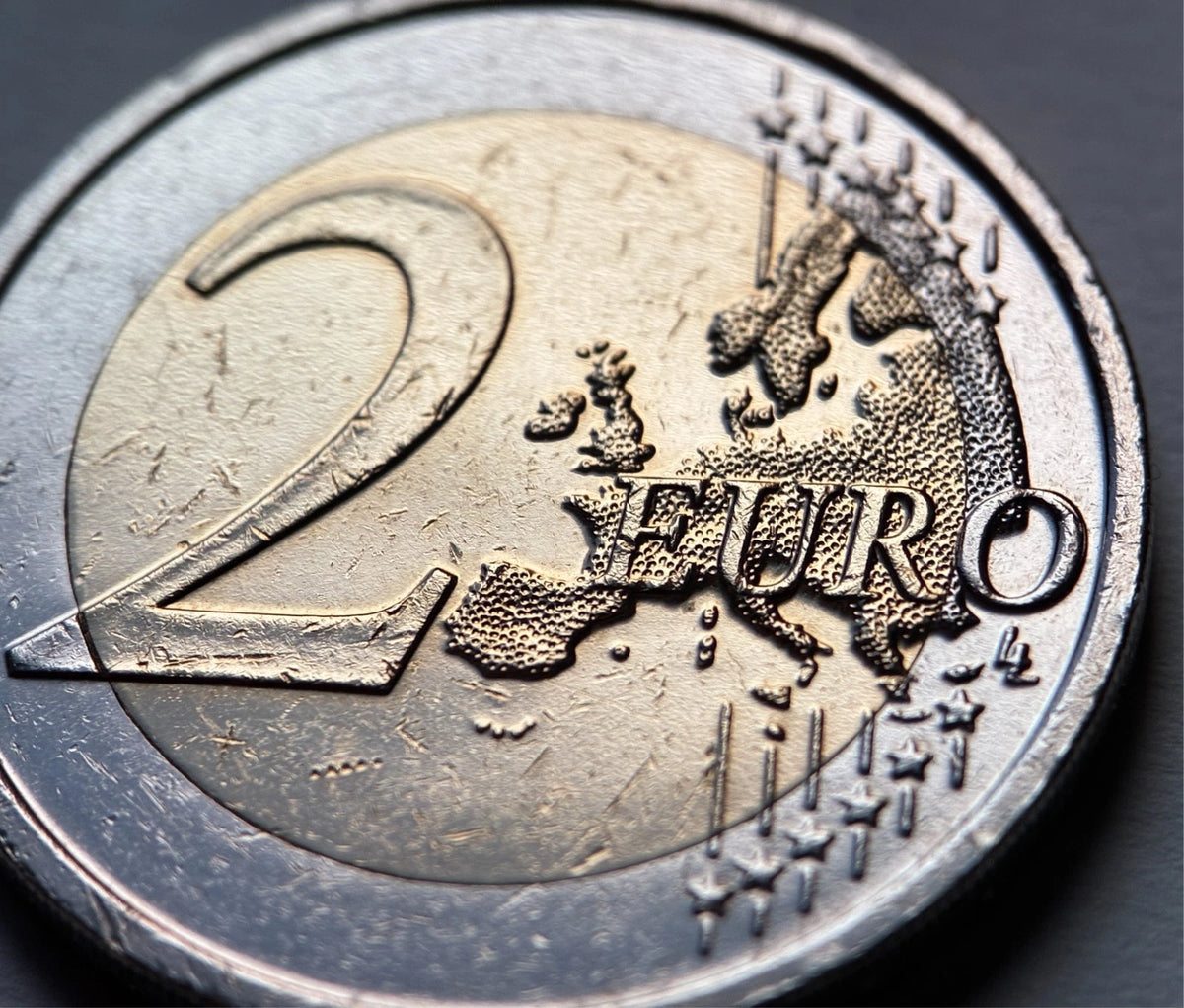 2 Euro 2012 | Slowakei | 10 Jahre Euro-Bargeld | Bi-Metall Gedenkmünze | schön