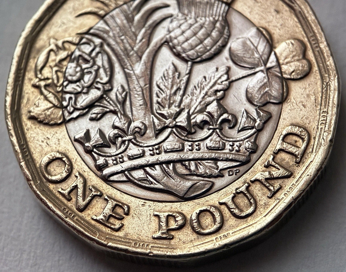 1 Pfund 2016 – Königin Elizabeth II. – Großbritannien – Seltene Fehlprägung / Rarität