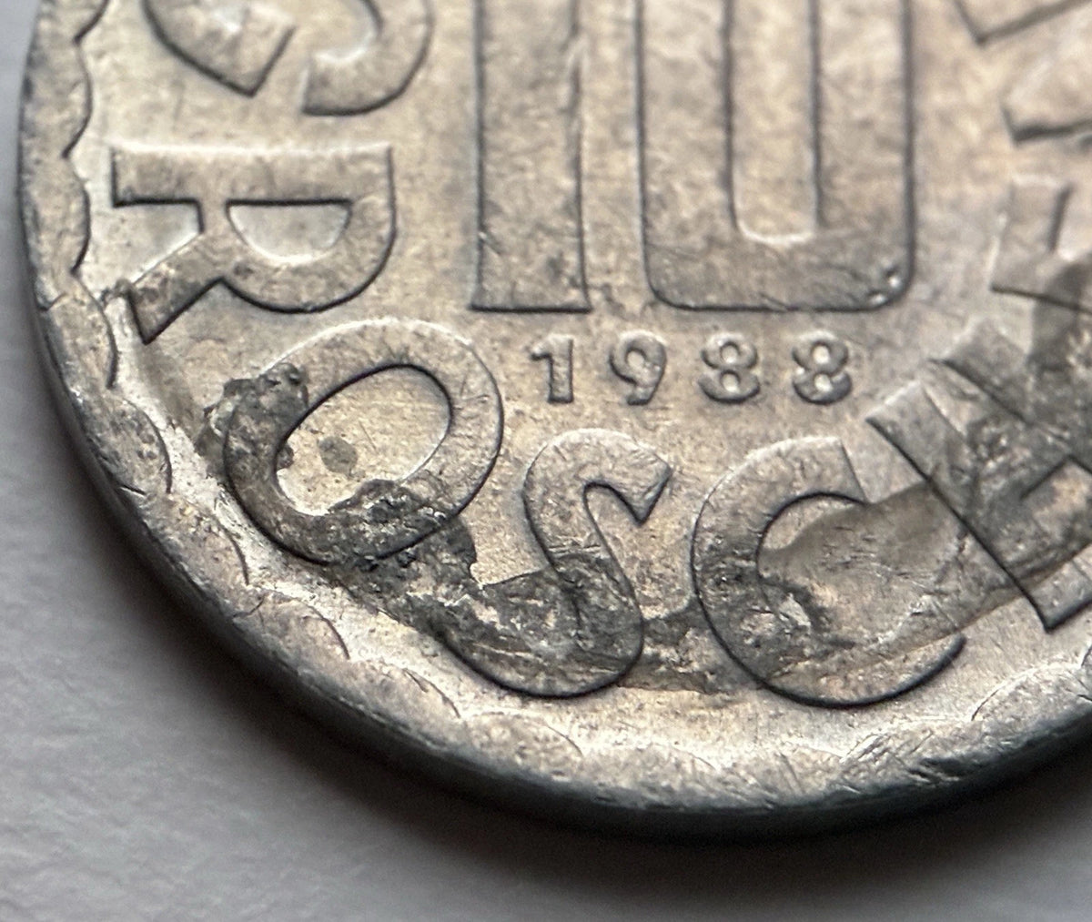 10 Groschen 1988 | Republik Österreich | Aluminium Münze