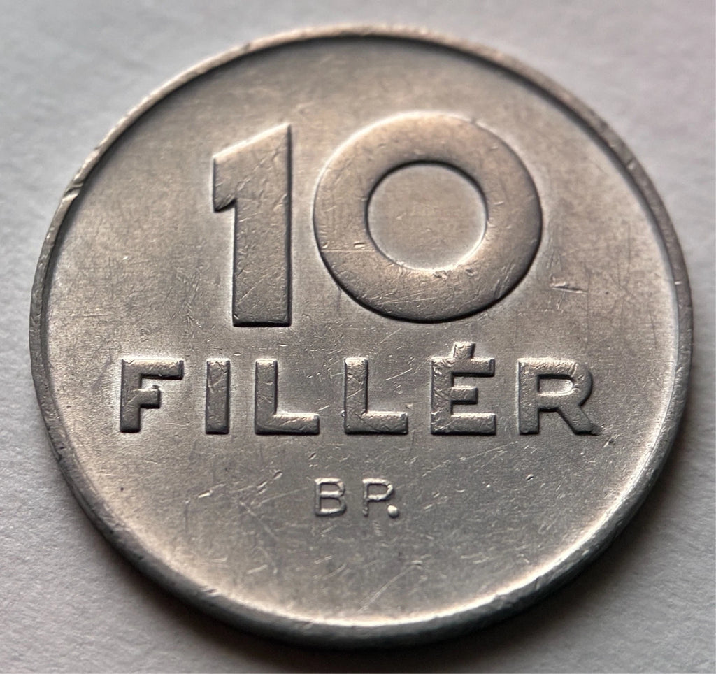 10 Fillér 1982 | Ungarn | Magyar Népköztársaság | Friedenstaube | Aluminium Münze