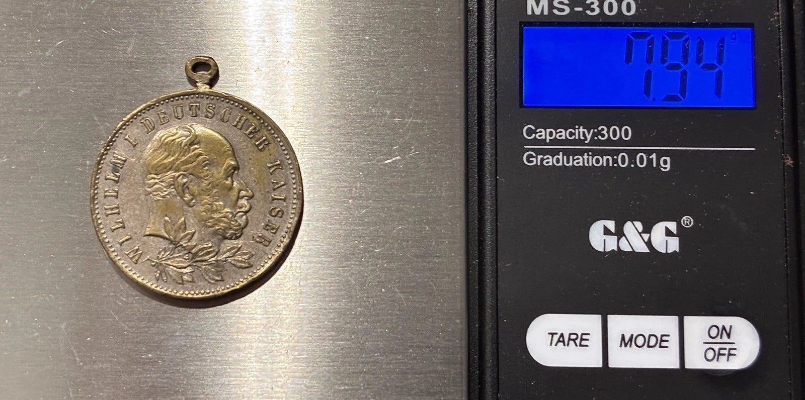 Medaille Wilhelm I. – 100. Geburtstag 1897 | Kaiserreich Preußen Gedenkprägung mit Öse