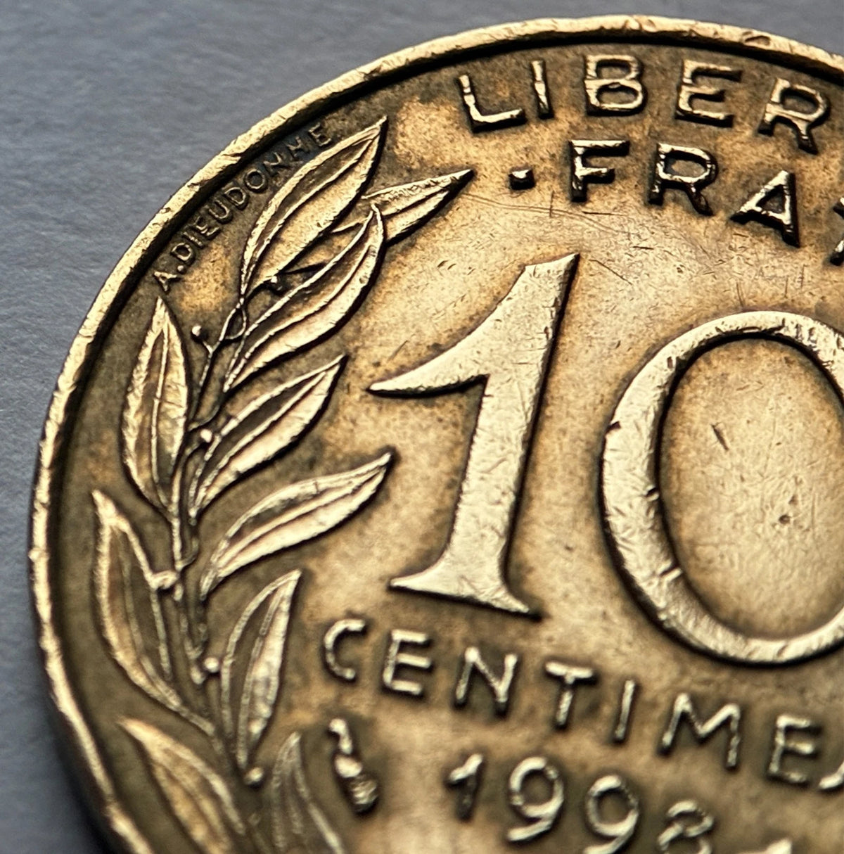 10 Centimes 1998 | Frankreich | Marianne | Aluminiumbronze Münze | vorzüglich