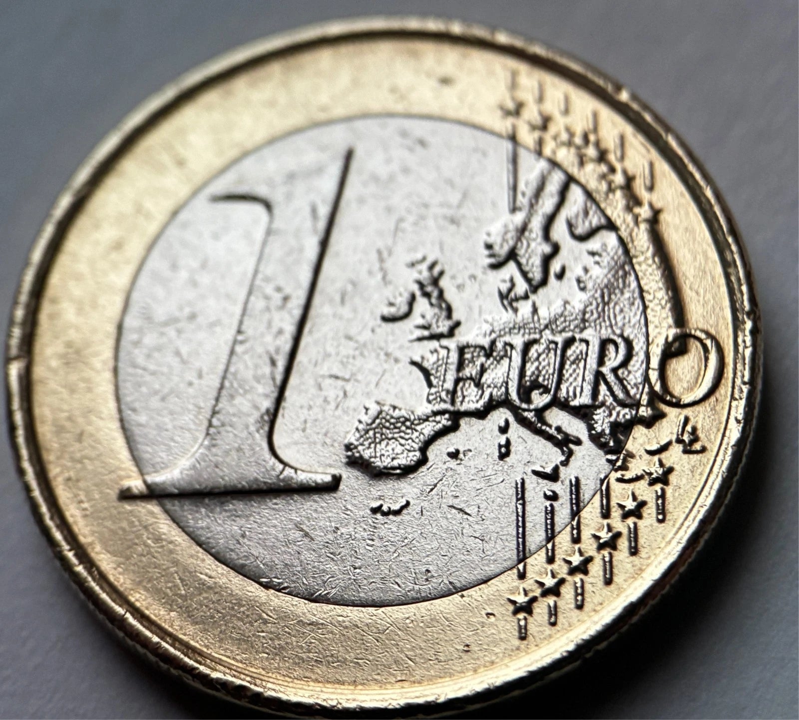 1 Euro 2023 | Kroatien | Marder & Schachbrettmuster | HRVATSKA | Bi-Metall Münze