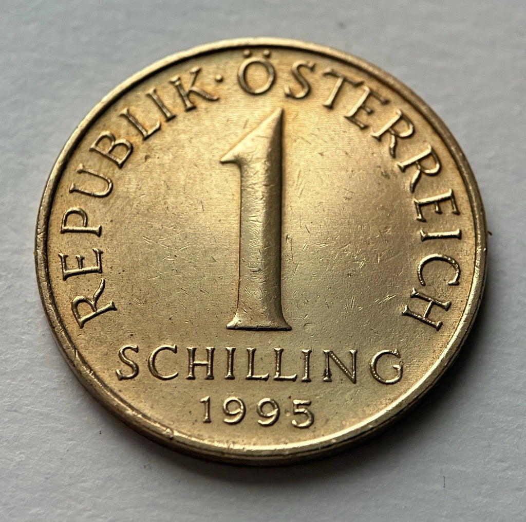 1 Schilling 1995 | Österreich | Edelweiß | Alpenblume | Aluminiumbronze Münze | sehr schön