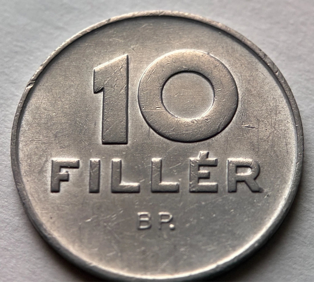10 Fillér 1982 | Ungarn | Magyar Népköztársaság | Friedenstaube | Aluminium Münze