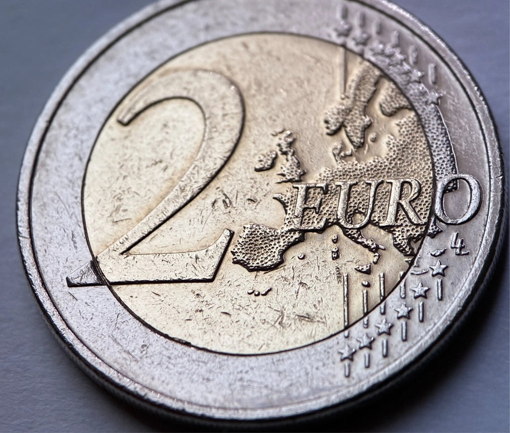 2 Euro 2012 | Estland | 10 Jahre Einführung des Euro (WWU) | Bi-Metall Gedenkmünze | schön