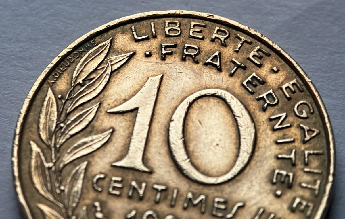 10 Centimes 1998 | Frankreich | Marianne | Aluminiumbronze Münze | vorzüglich