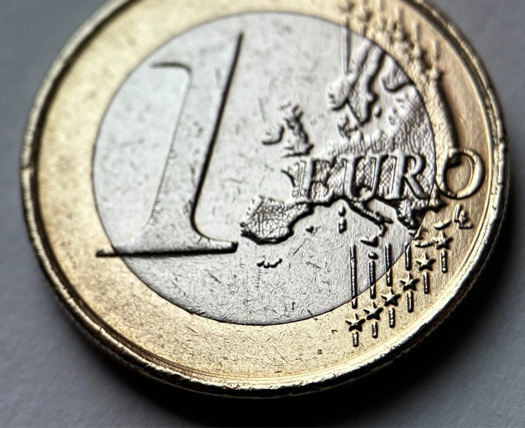 1 Euro 2023 | Kroatien | Marder & Schachbrettmuster | HRVATSKA | Bi-Metall Münze