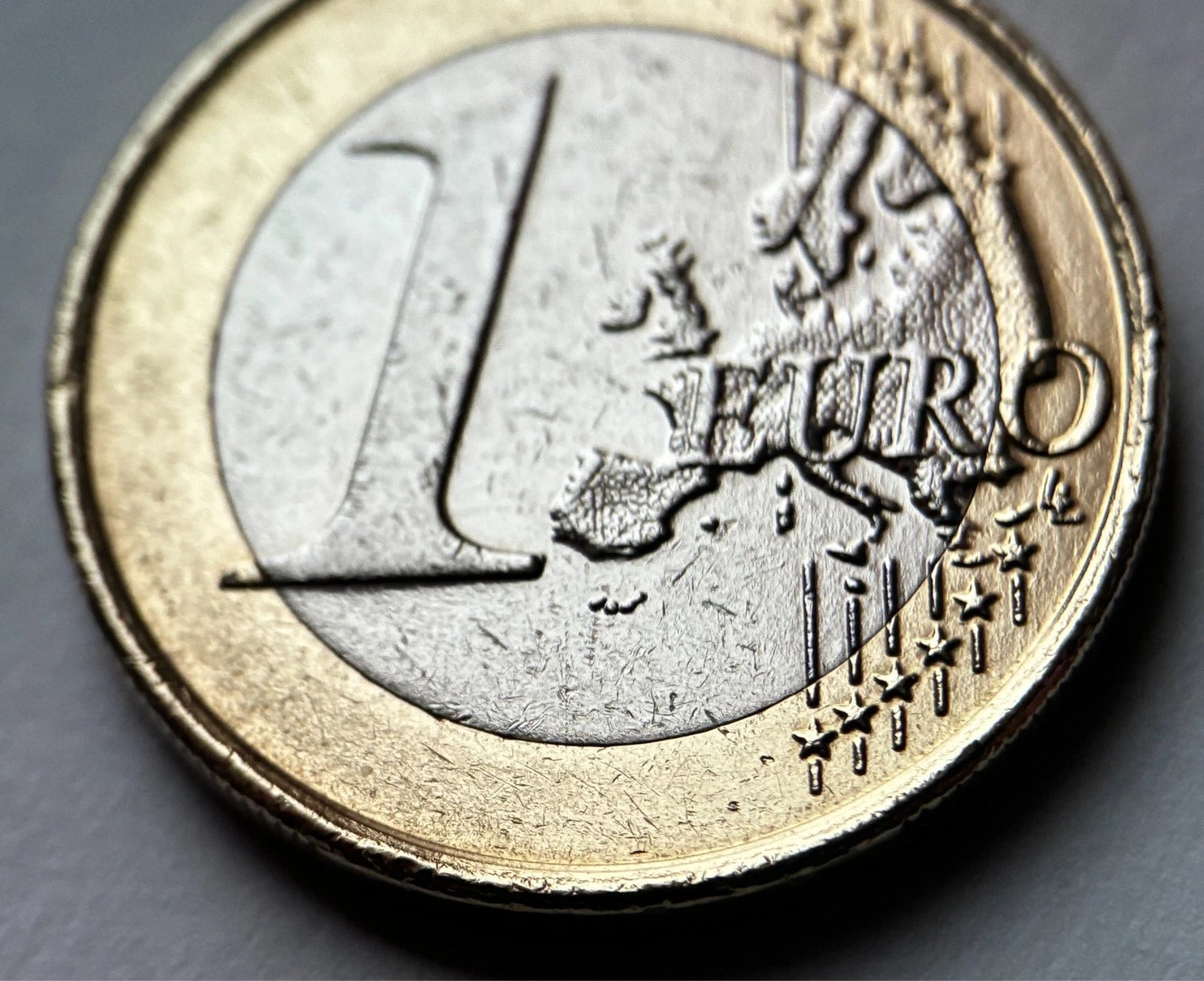 1 Euro 2023 | Kroatien | Marder & Schachbrettmuster | HRVATSKA | Bi-Metall Münze