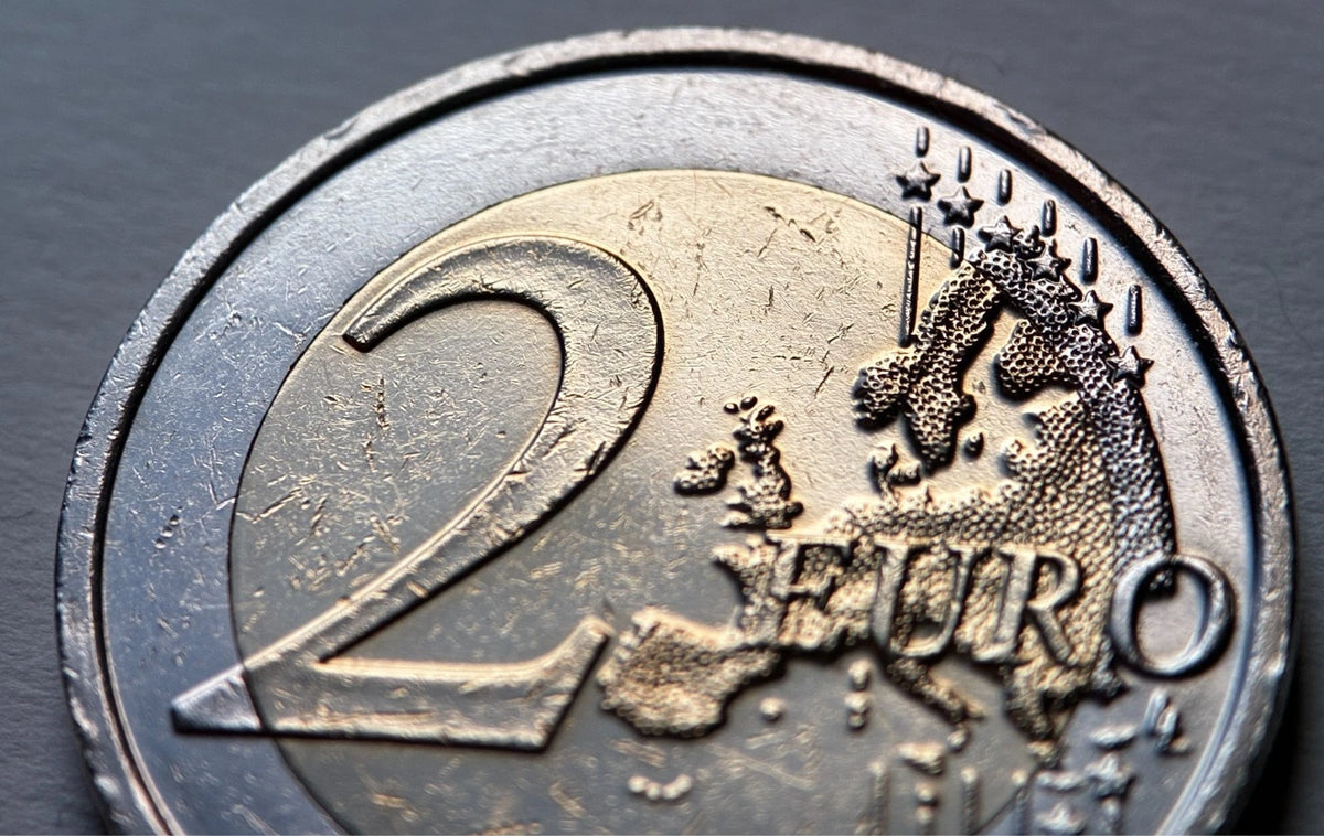 2 Euro 2012 | Slowakei | 10 Jahre Euro-Bargeld | Bi-Metall Gedenkmünze | schön
