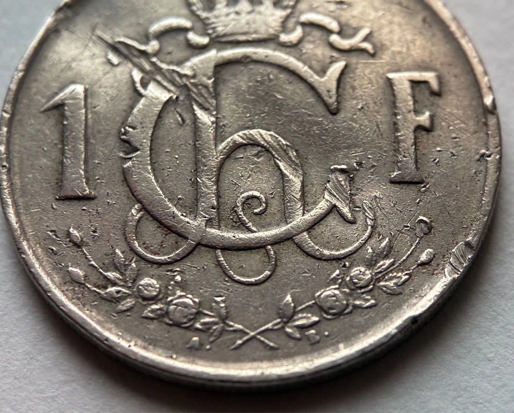 1 Franc 1952 | Luxemburg | „Feierstëppler“ | Großherzogin Charlotte | Kupfer-Nickel-Münze | schön