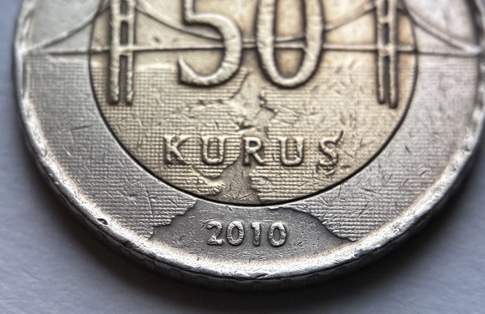 50 Kuruş Turquie 2010 Bimétal | Atatürk | Pont du Bosphore