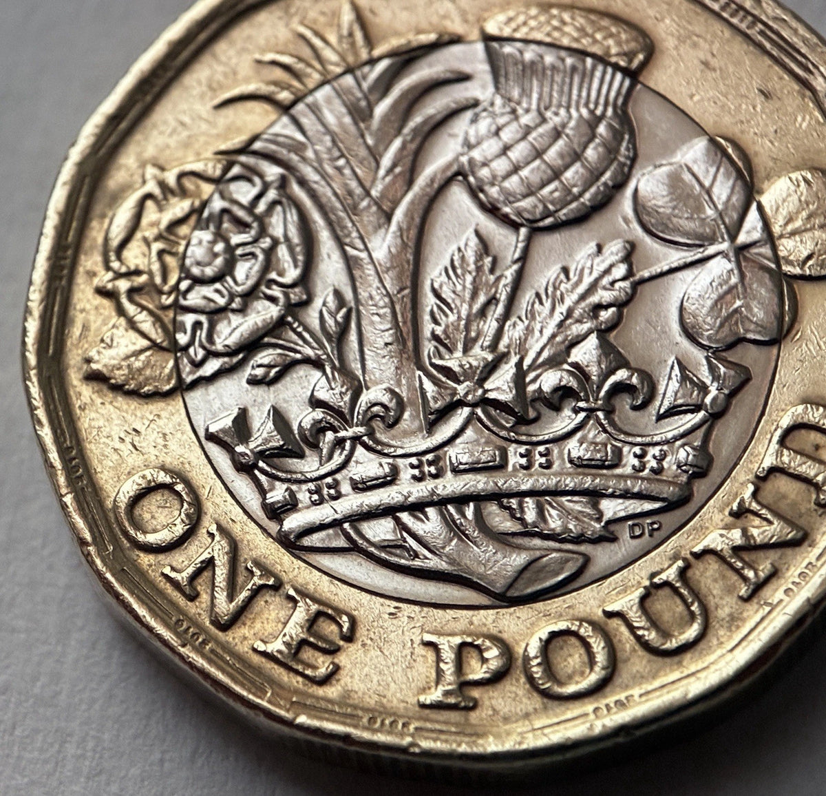 1 Pfund 2016 – Königin Elizabeth II. – Großbritannien – Seltene Fehlprägung / Rarität