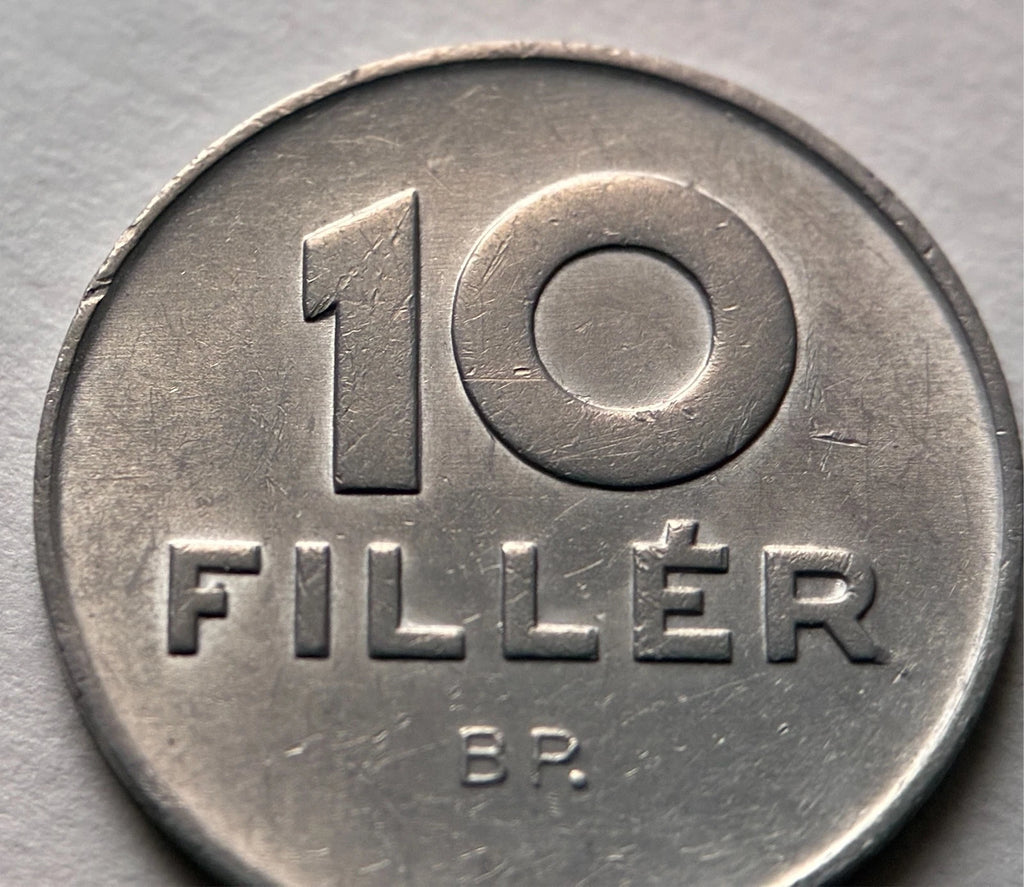 10 Fillér 1982 | Ungarn | Magyar Népköztársaság | Friedenstaube | Aluminium Münze