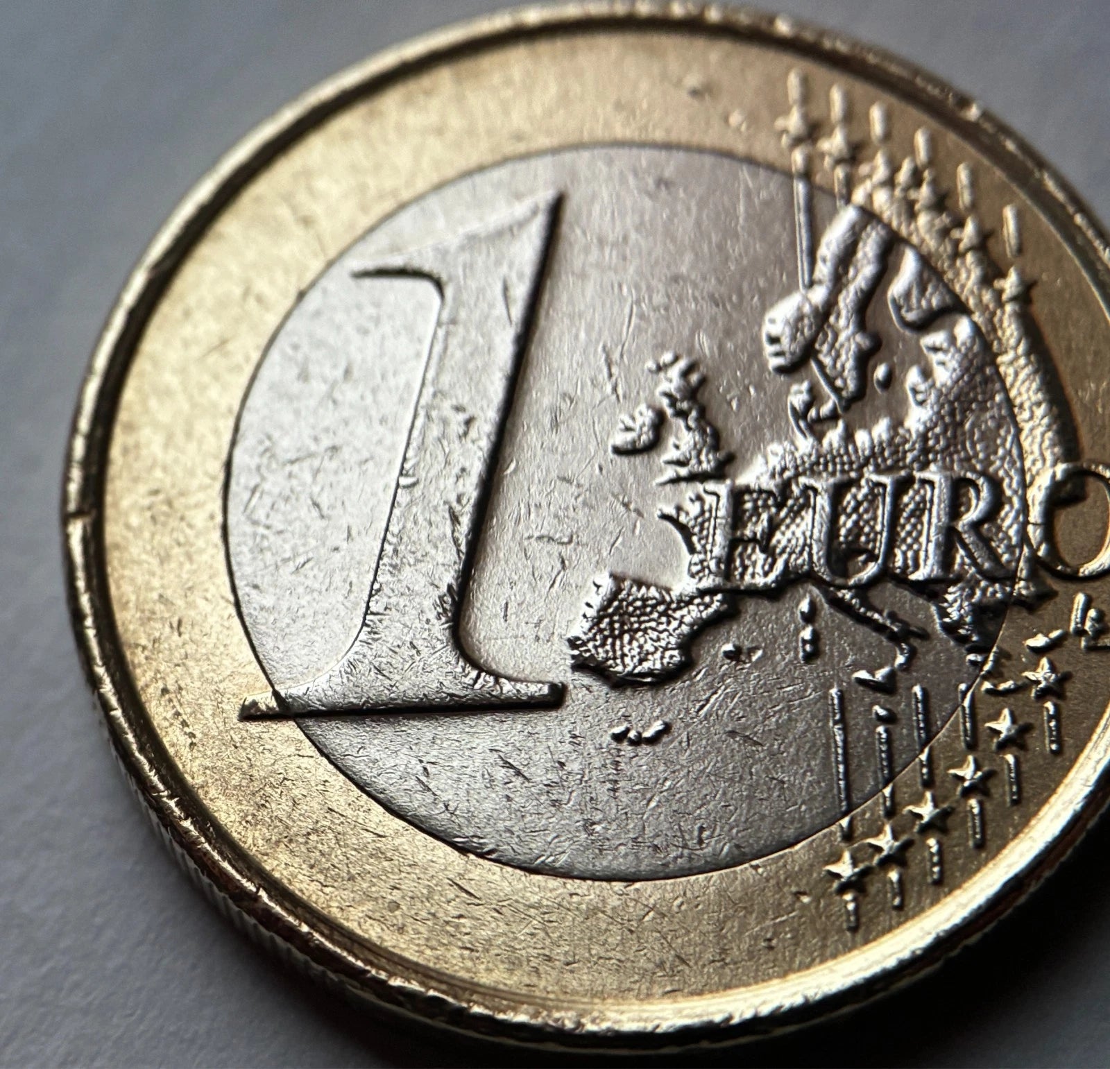 1 Euro 2023 | Kroatien | Marder & Schachbrettmuster | HRVATSKA | Bi-Metall Münze