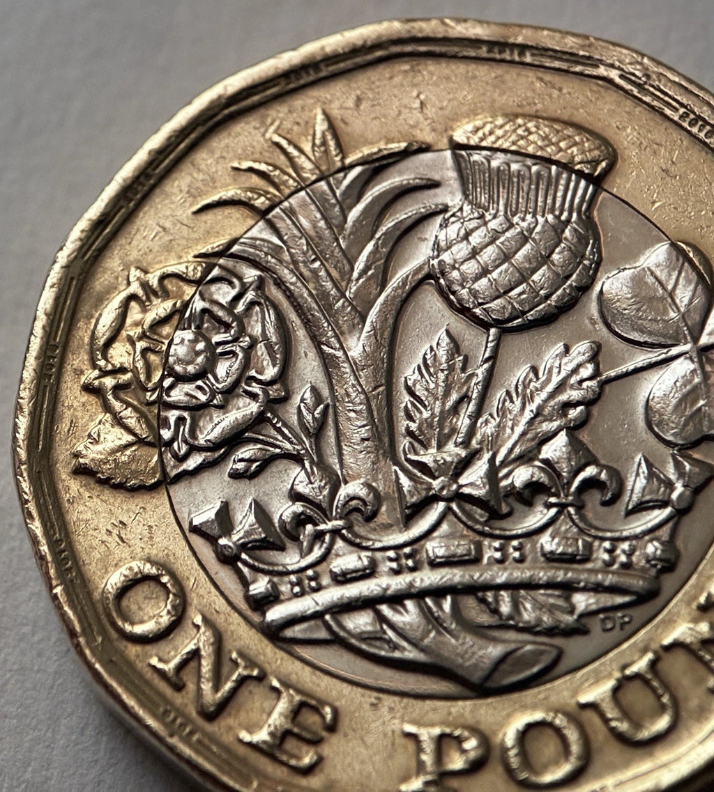 1 Pfund 2016 – Königin Elizabeth II. – Großbritannien – Seltene Fehlprägung / Rarität