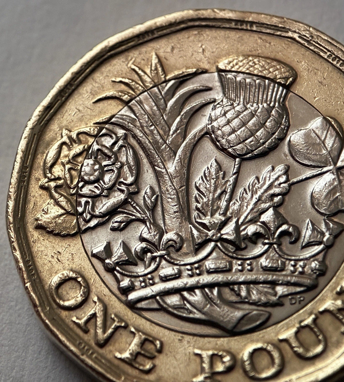 1 Pfund 2016 – Königin Elizabeth II. – Großbritannien – Seltene Fehlprägung / Rarität