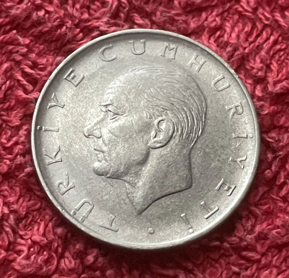 1 Lira 1968 | Türkei | Mustafa Kemal Atatürk | TÜRKİYE CUMHURİYETİ | Edelstahl | Münze