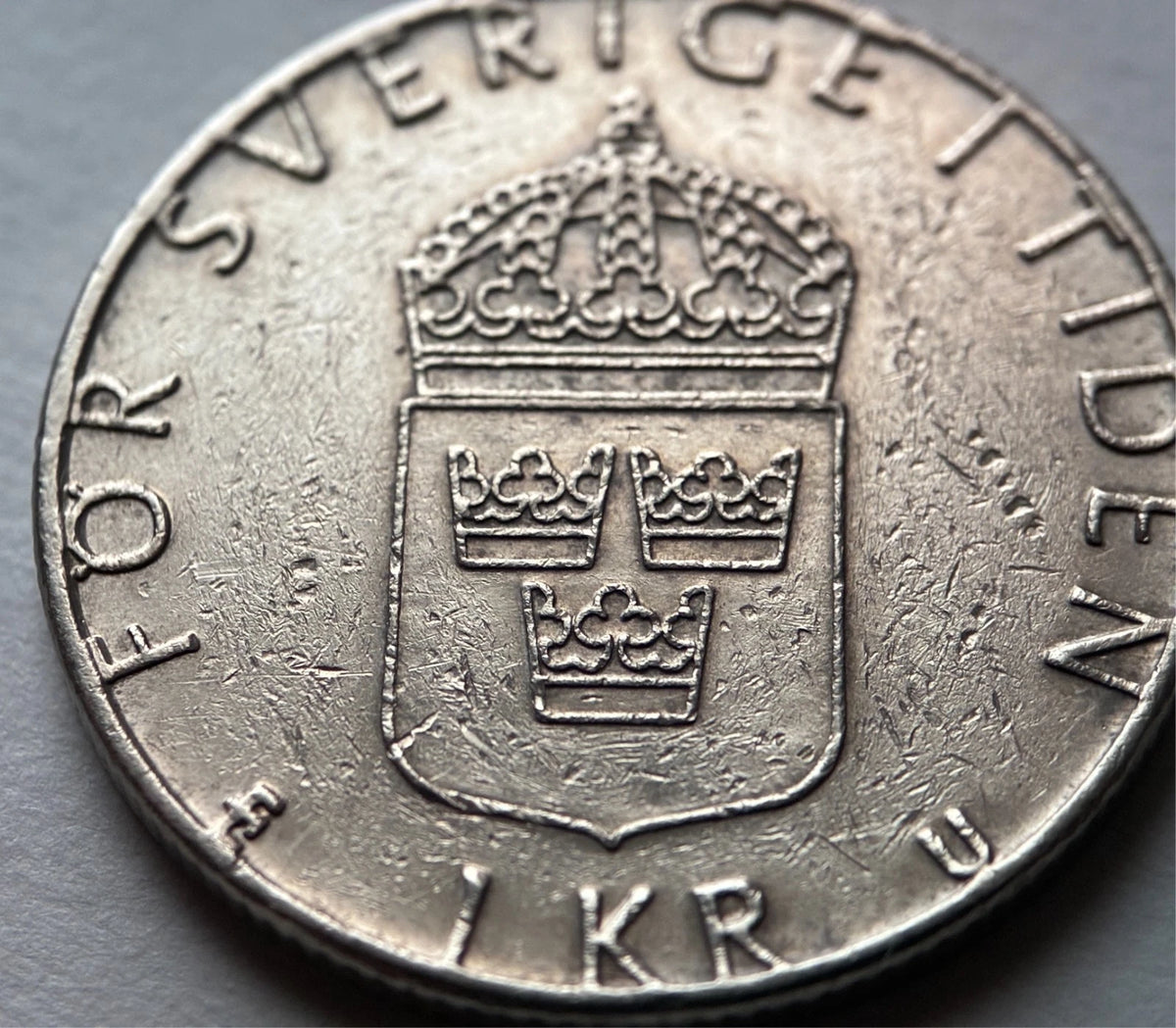 1 Krona 1979 | Schweden | König Carl XVI. Gustaf | Schwedische Krone | Münze