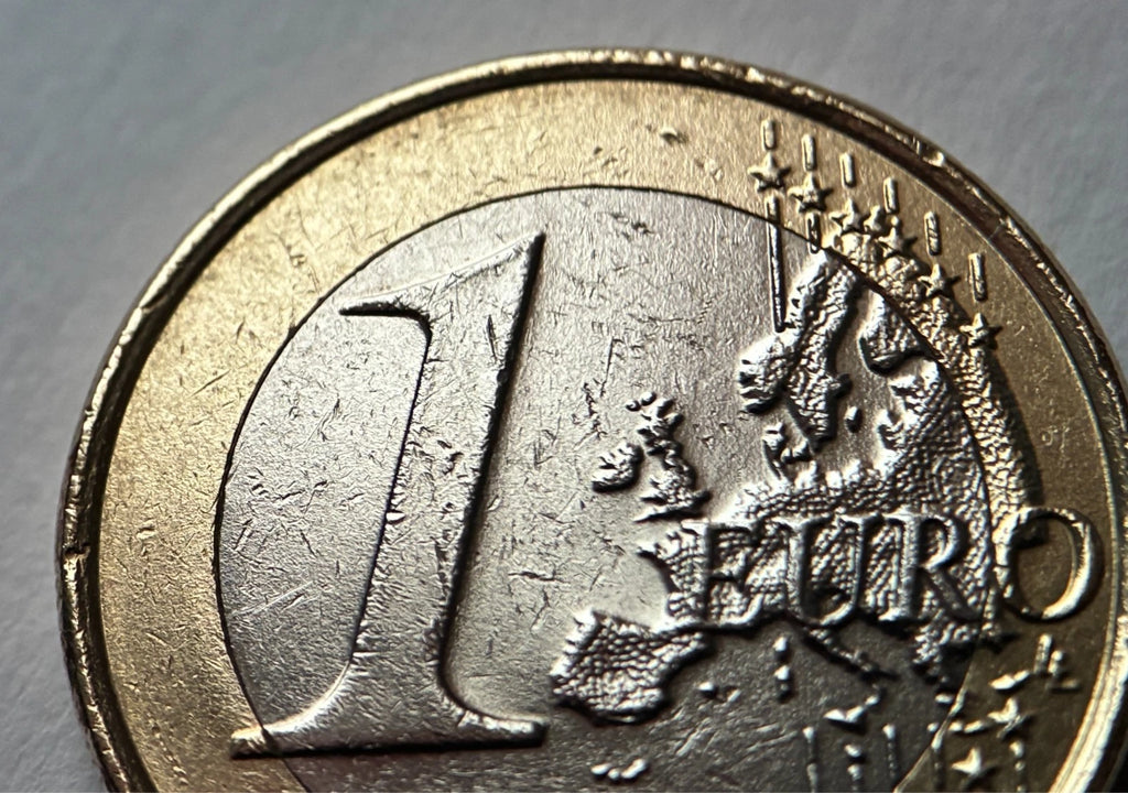 1 Euro 2023 | Kroatien | Marder & Schachbrettmuster | HRVATSKA | Bi-Metall Münze