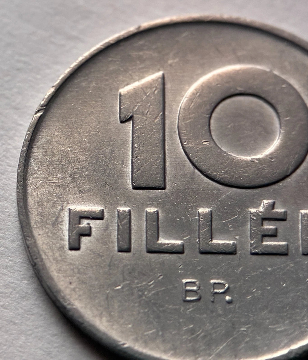 10 Fillér 1982 | Ungarn | Magyar Népköztársaság | Friedenstaube | Aluminium Münze