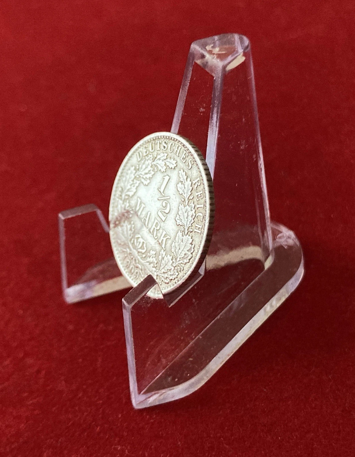 1/2 Mark 1909 A | Deutsches Reich | 900er Silbermünze | Historische Münze | vorzüglich